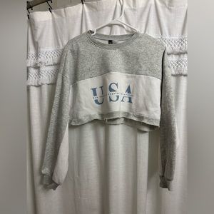 Cropped hoodie